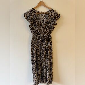 Sienna Sky Printed Maxi Dress with Tie